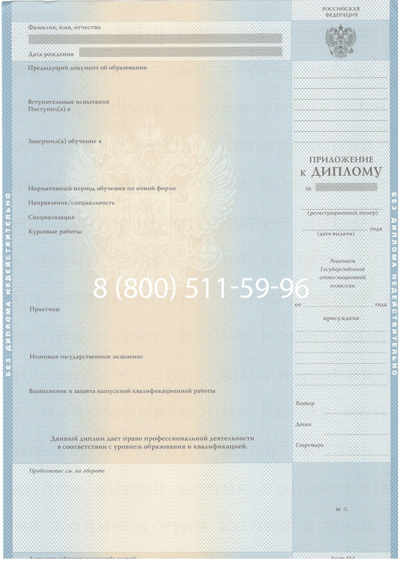 Купить Диплом специалиста 2003-2009 годов в Батайске